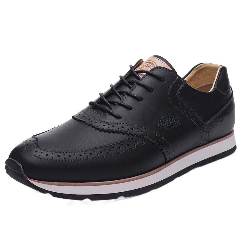 DICKIES男鞋秋冬潮鞋2018真皮男士运动休闲鞋子潮171M50LXS05