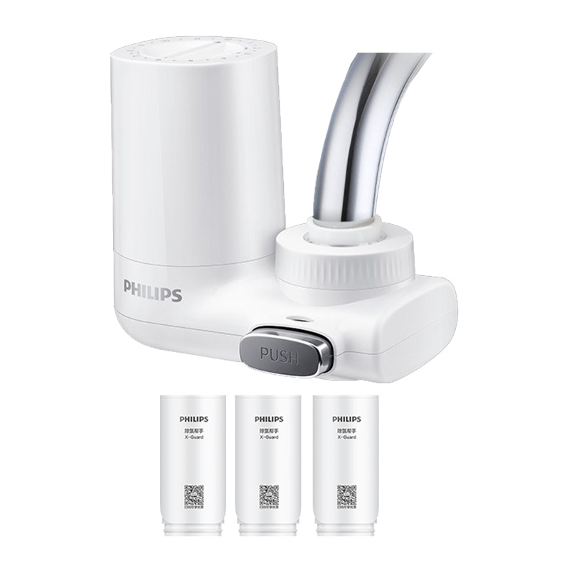 飞利浦（PHILIPS）净水龙头 AWP3600一机三芯套装（含附件） 厨房自来水龙头过滤器