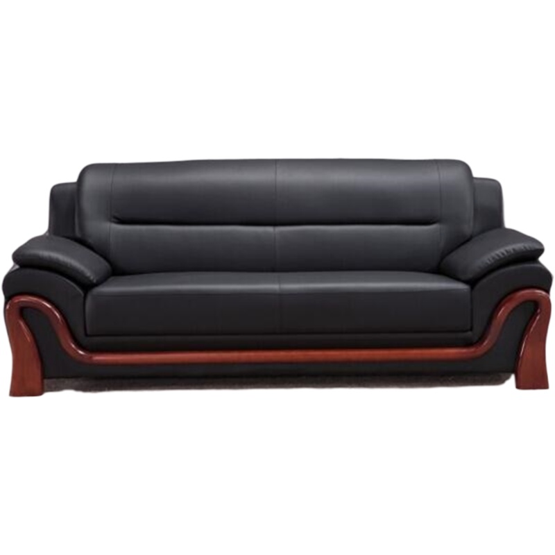 畅天行商务办公皮沙发接待沙发三人位