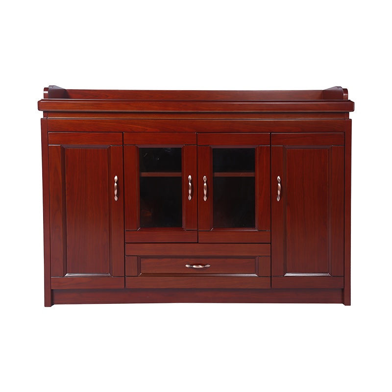 【万保】 办公家具 现代中式 油漆办公柜 茶水柜 办公室 客厅 储物矮柜