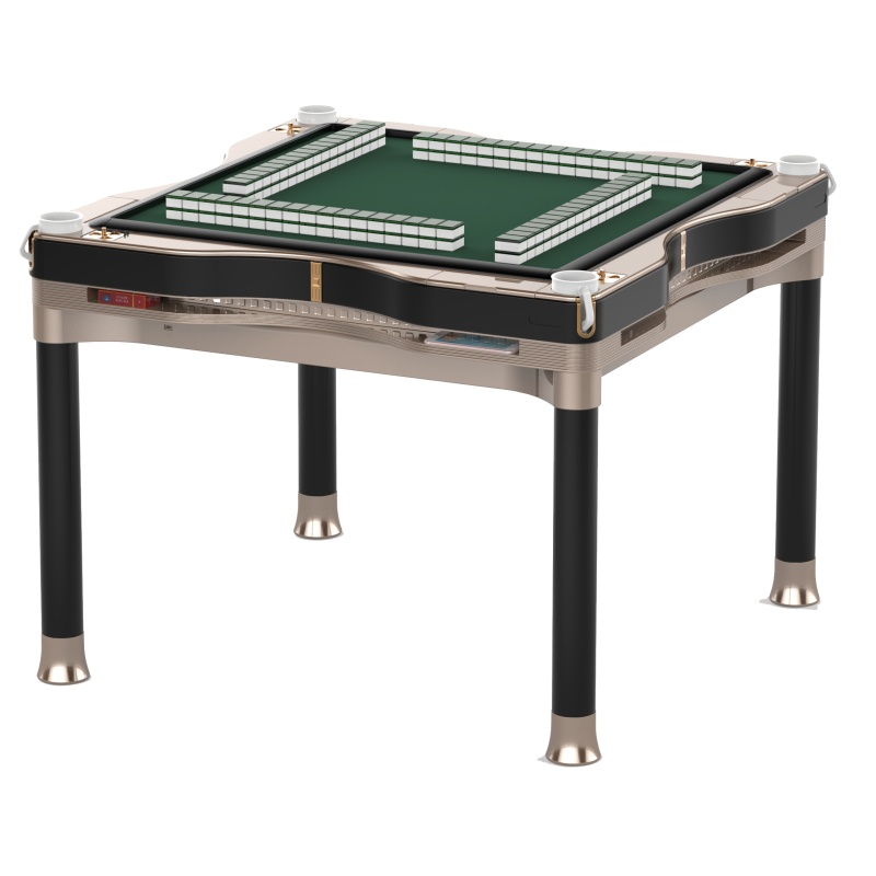 兴乐过山车麻将机 全自动麻将机斜口上牌餐桌麻将机棋牌桌 免推牌棋牌机免调试全新款麻将机 含盖板