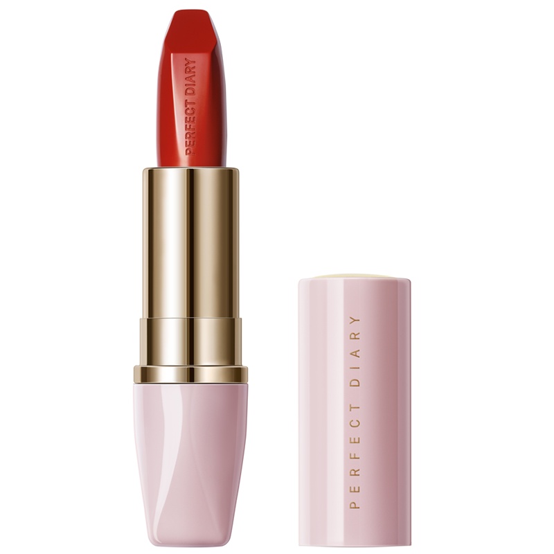 完美日记 缎色柔光粉钻唇膏 PINKC02 小粉钻