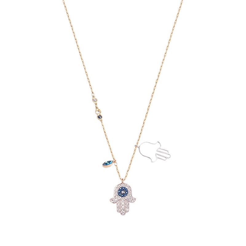 SWAROVSKI 施华洛世奇 DUOHAMSAHAND人造水晶女士吊坠项链彩色设计混搭多种镀层5396882