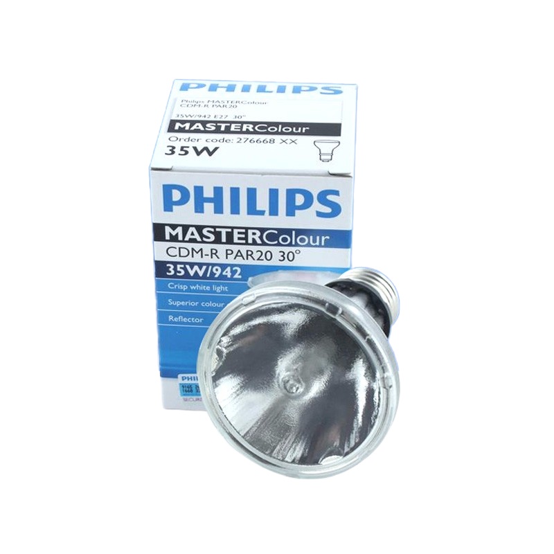 飞利浦 陶瓷金卤灯 CDM-R PAR20 10度 灯泡 35W/942白光 30D散光
