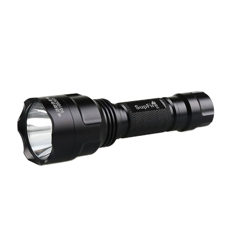 SupFire神火M2强光手电筒可充电户外防水远射LED灯迷你家用中型手电筒