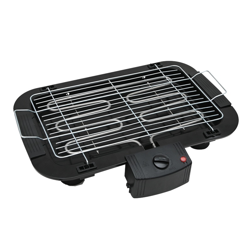 电烧烤炉家用烧烤用具室内纳丽雅(Naliya)无烟烧烤架子烤肉炉盘锅烤串串机器大号 大号电烤炉—(套餐1)