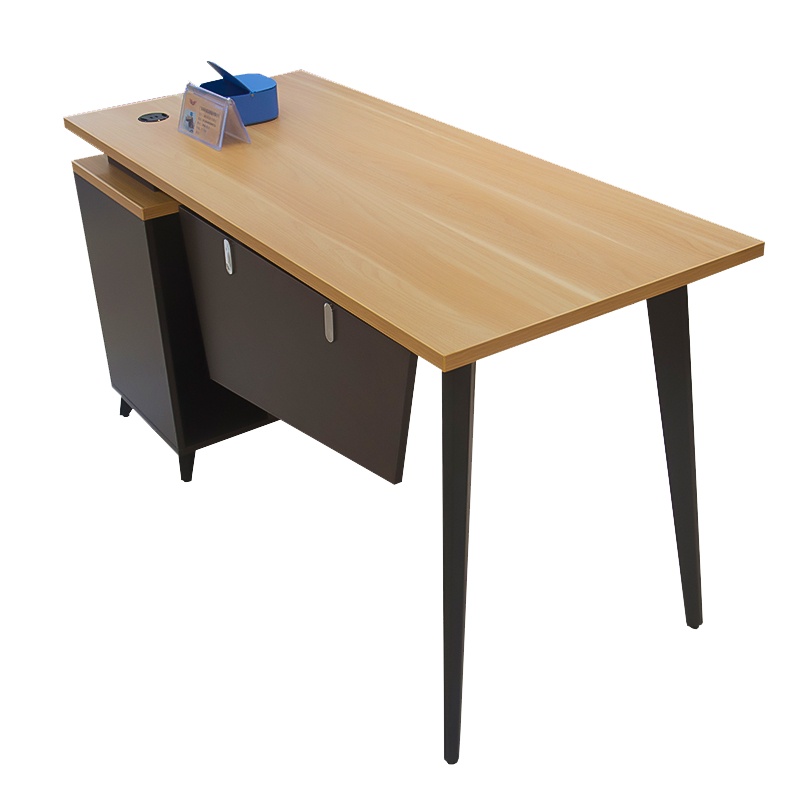 鸿业盛大FSH85-0156办公家具现代简约单人位电脑桌办公桌1400L*600W*750H