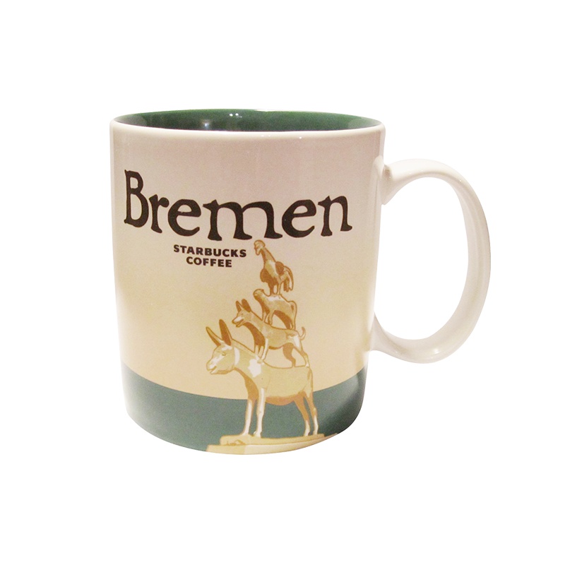 [德国不莱梅]星巴克(Starbucks)Bremen不莱梅城市主题陶瓷马克杯 414ml 星巴克杯子 德国进口