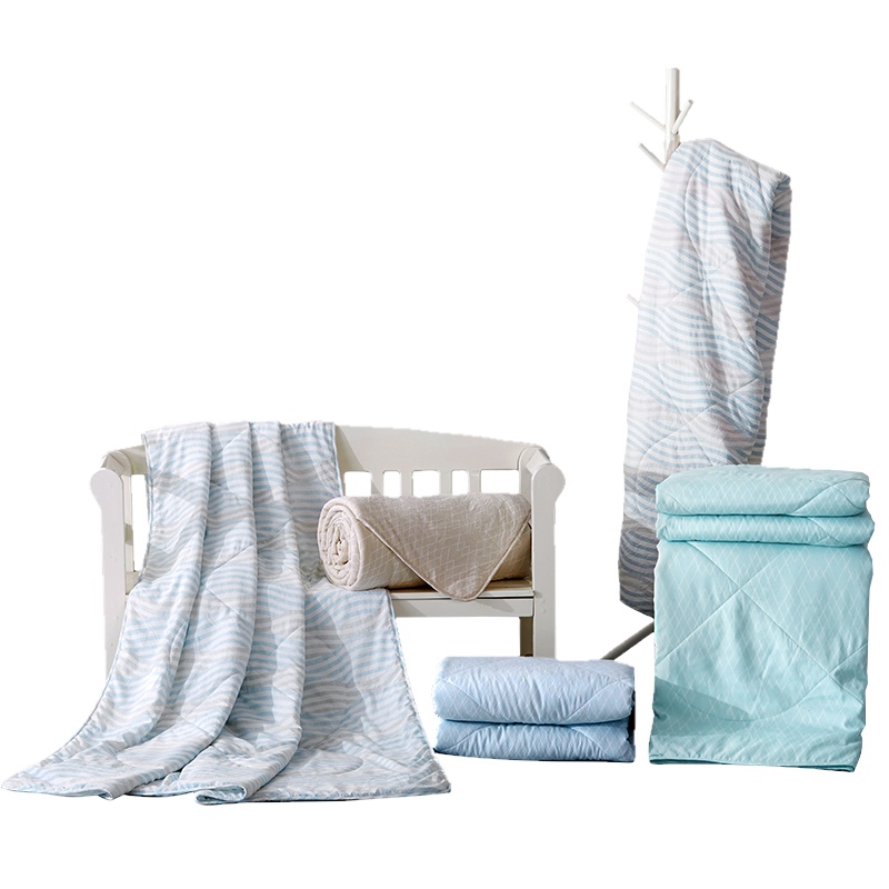 梦洁家纺 MEE/觅出品 原本生活水洗印花四季被子床上用品水洗被芯1.5/1.8米