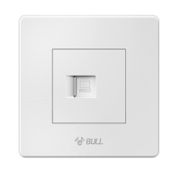 公牛(BULL) 开关插座 G07系列 一位电脑插座 86型面板G07T102 白色 暗装( 单位:件)