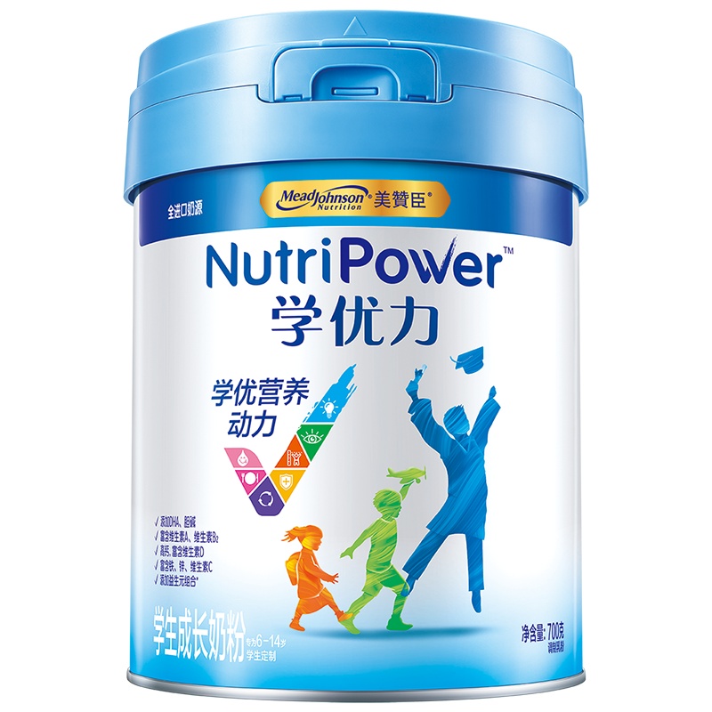 美赞臣学优力学生奶粉700克罐装