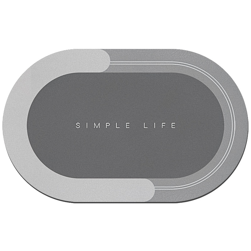 硅藻泥吸水垫软土卫浴卫生间厕所脚垫垫子家用踩地毯浴室防滑地垫