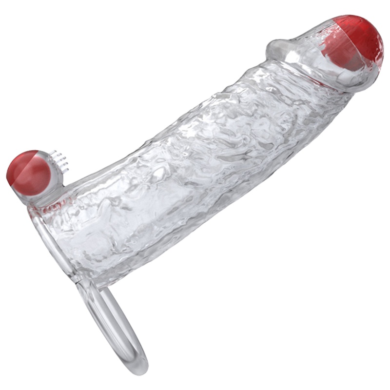 久爱增大延时器具锁精震振动延迟时套环阻复透明水晶狼牙套棒阴茎套增加粗增加长假阳具女自慰男性系列情趣成人用品夫妻性生活玩具