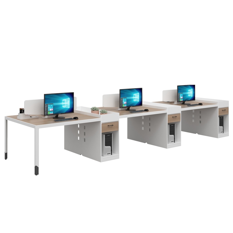 匡大办公桌 现代简约员工桌 4.8米六人位职员桌 KDT-FP688C-6