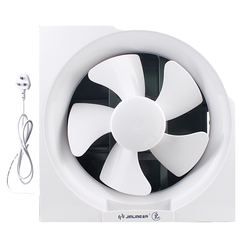金羚(JINLING)10寸排气扇 开孔尺寸:300*300 厨房卫生间排气扇油烟换气扇浴室排风扇墙窗式(一台装)
