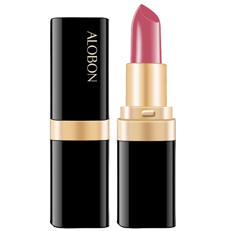 雅邦(ALOBON)晶莹炫色唇膏(16爱情粉)3.2g(润唇膏 口红 唇釉 持久滋润不易脱色)