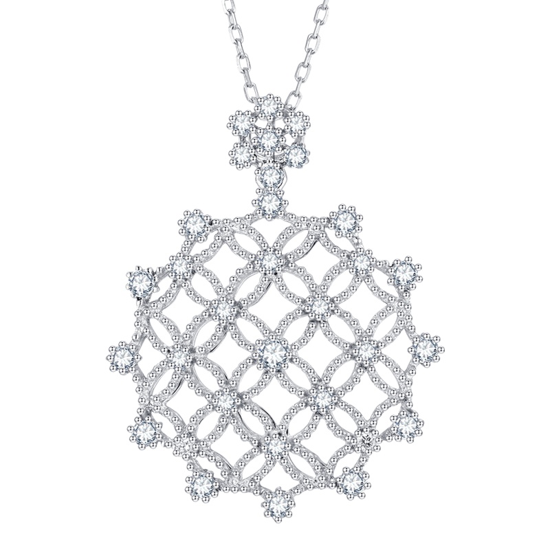 喜钻 记忆 钻石项链女一款两戴吊坠记忆100种语言我爱你抖音同款正品