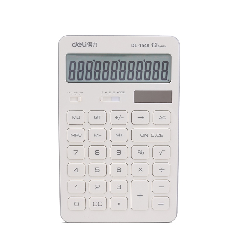 得力(deli) 1548A计算器 白色 一台装