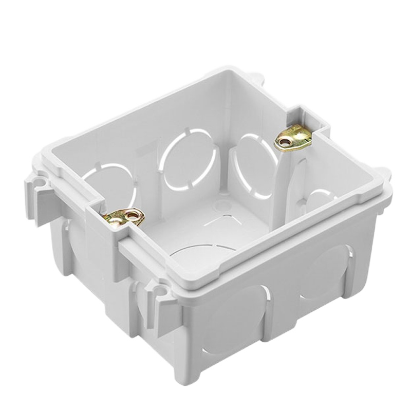 公牛(BULL) 开关插座 86型通用暗装底盒开关插座面板暗盒H17 10只装