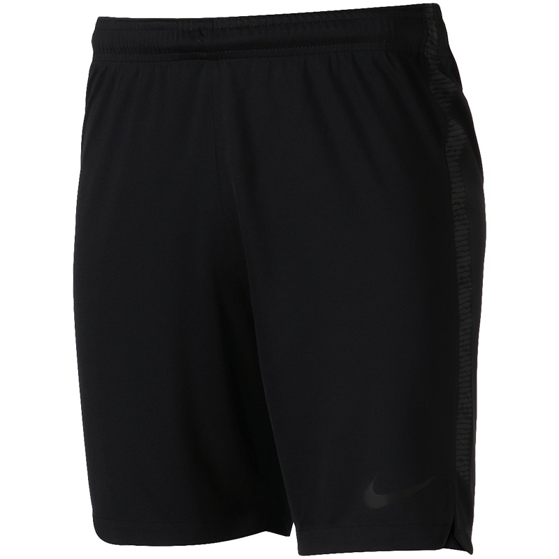 NIKE耐克男运动短裤足球跑步健身训练短裤859909 L 859909-015黑+黑+黑