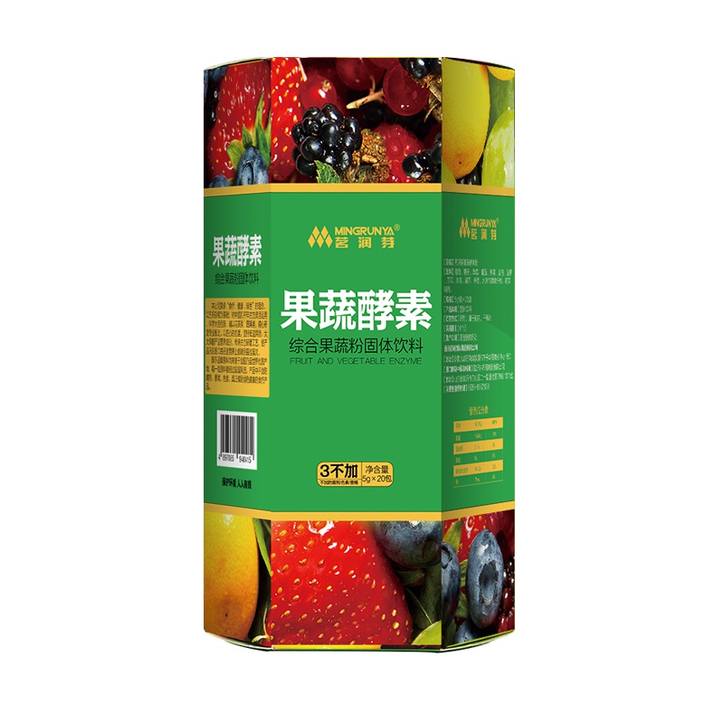 茗润芽 果蔬酵素 水果孝素粉 复合酵素粉固体饮料 5g*20袋M