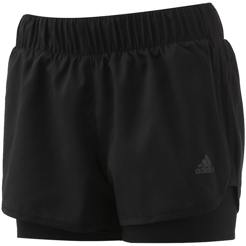 adidas阿迪达斯女子运动短裤夏季款跑步运动服AZ2938 L AZ2938黑色