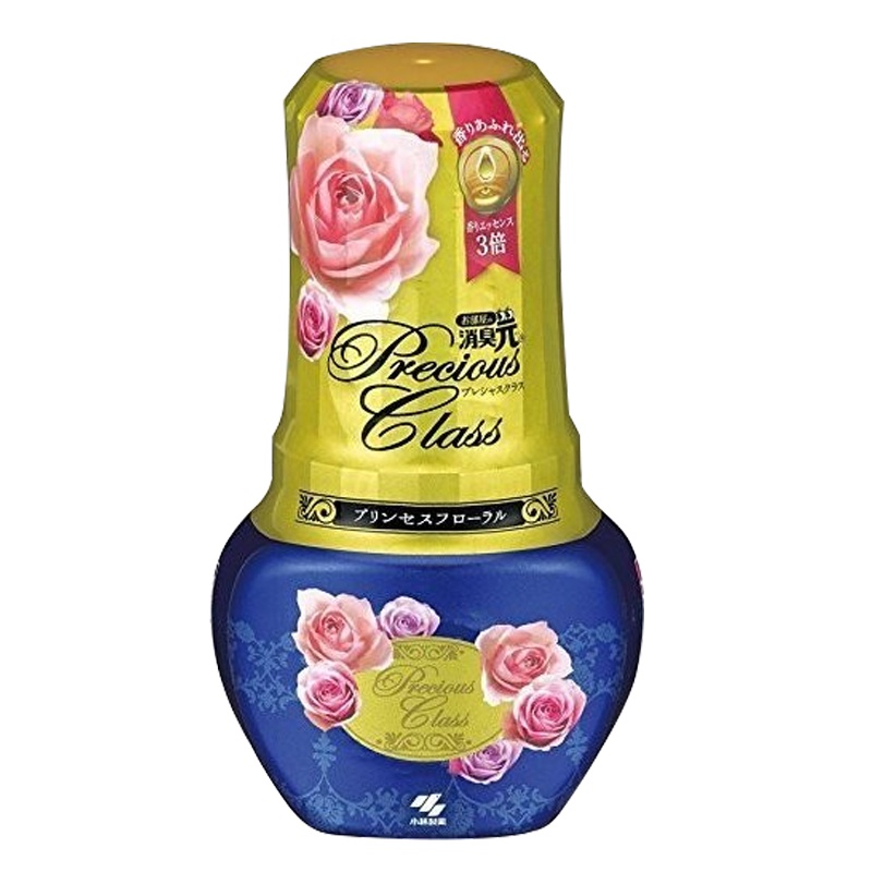 [日本进口]小林制药(KOBAYASHI) 日本原装 卧室室内房间用瓶装消臭元空气清新剂 0.4L公主花卉香400ml