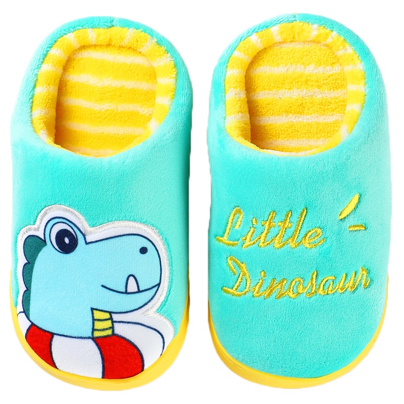 小猪乐乐儿童棉拖鞋秋冬季男童女童室内防滑软底保暖家居亲子卡通宝宝拖鞋