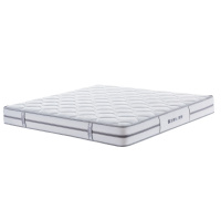 芝华仕双重护脊加厚乳胶床垫抗菌防螨软硬两用静音独袋弹簧席梦思床垫1米8D046