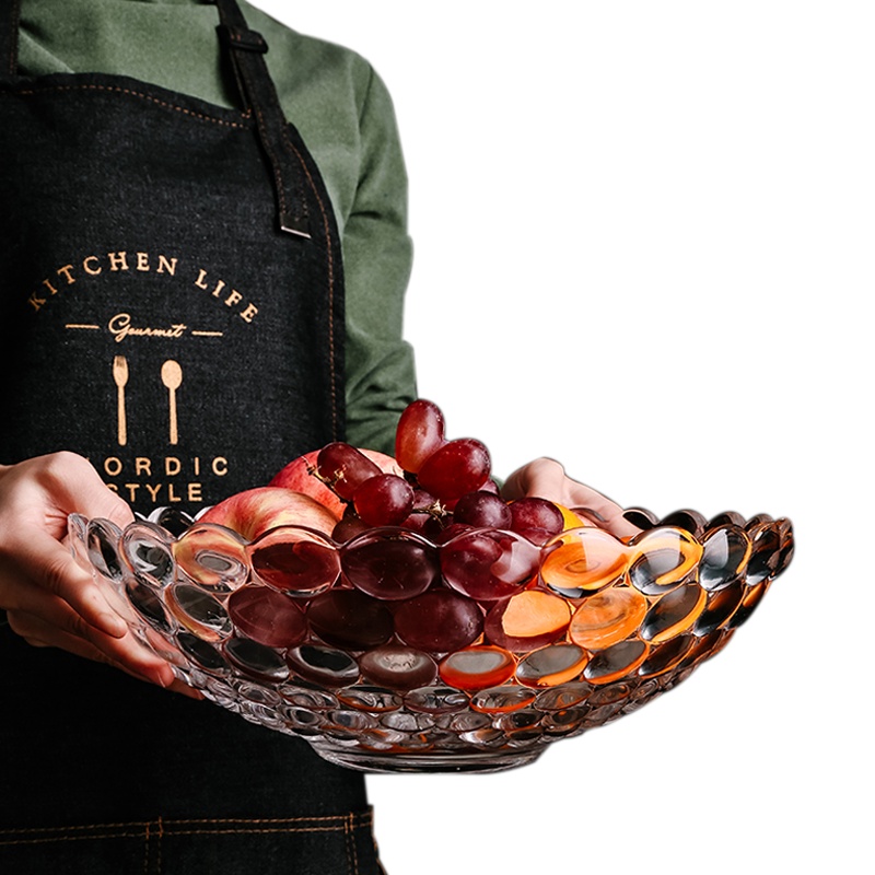 水晶玻璃果盘30*10cm