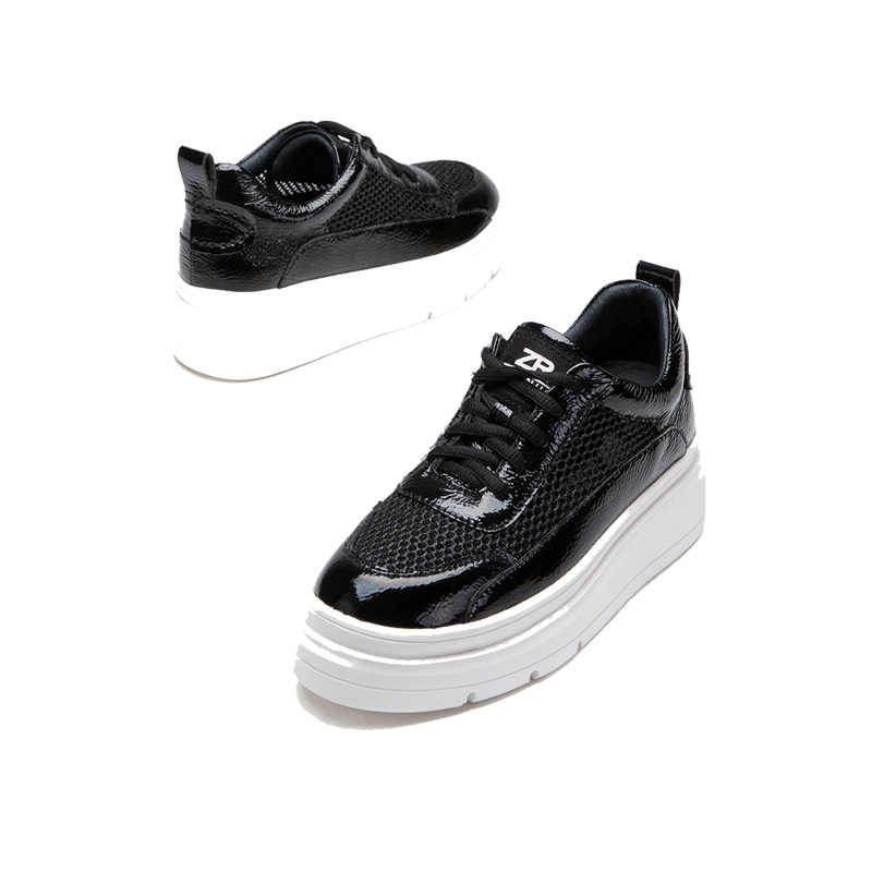 热风女士系带休闲鞋H13W8135