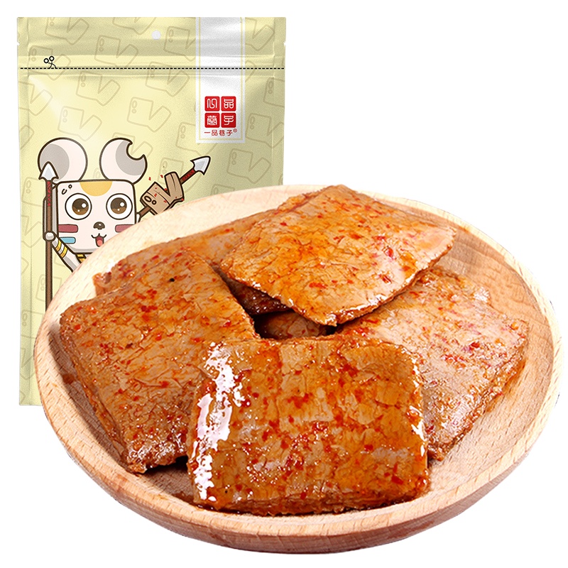一品巷子手撕蛋白素肉香辣味180g*3袋