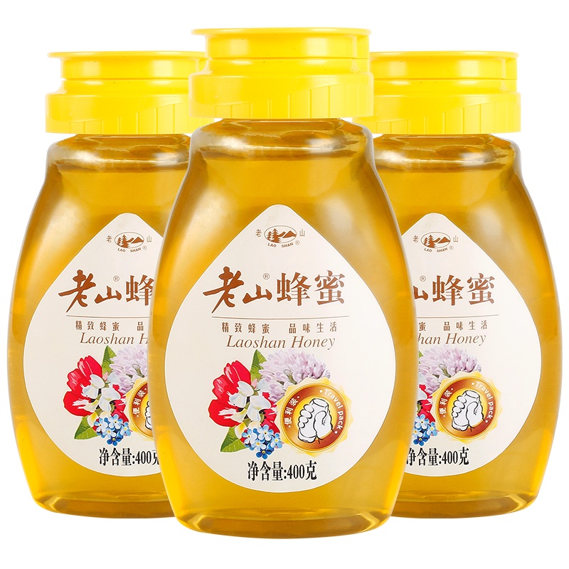 老山蜂蜜400克/瓶x3瓶