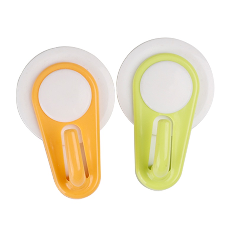 茶花强力粘胶挂钩家用无痕卡通可爱墙壁粘钩墙上承重迷你宿舍钩子[ 圆点款一组2个装]