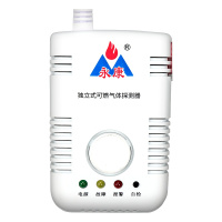 永康消防认证家用商用智能燃气报警器高灵敏度经济款厨房报警器天然气液化气煤气泄漏报警燃气泄漏探测器