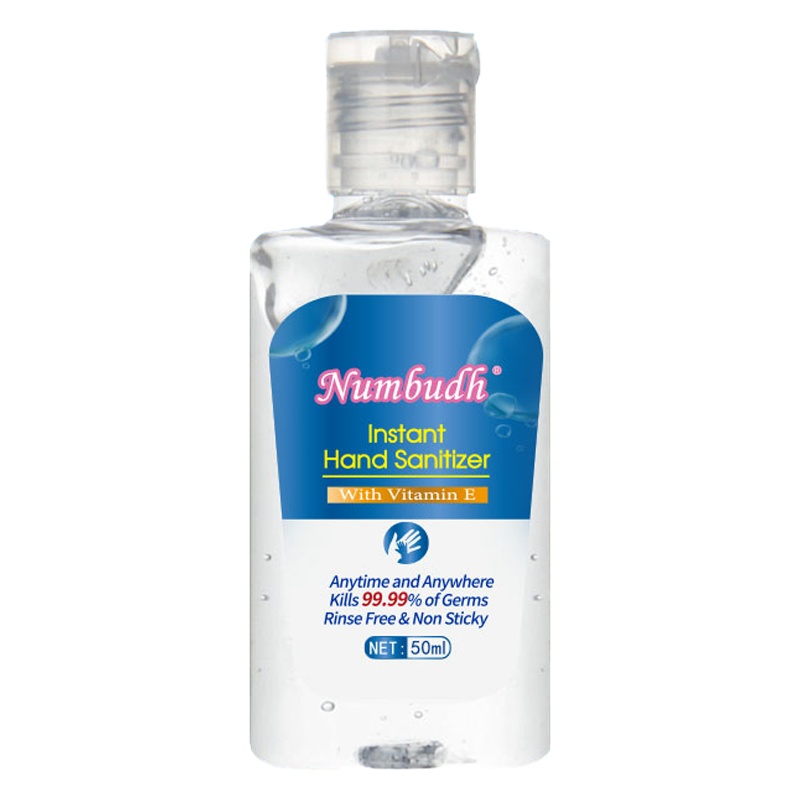 Numbudh南堡免洗抑菌洗手液凝胶50ml便携装65%-75%酒精含量