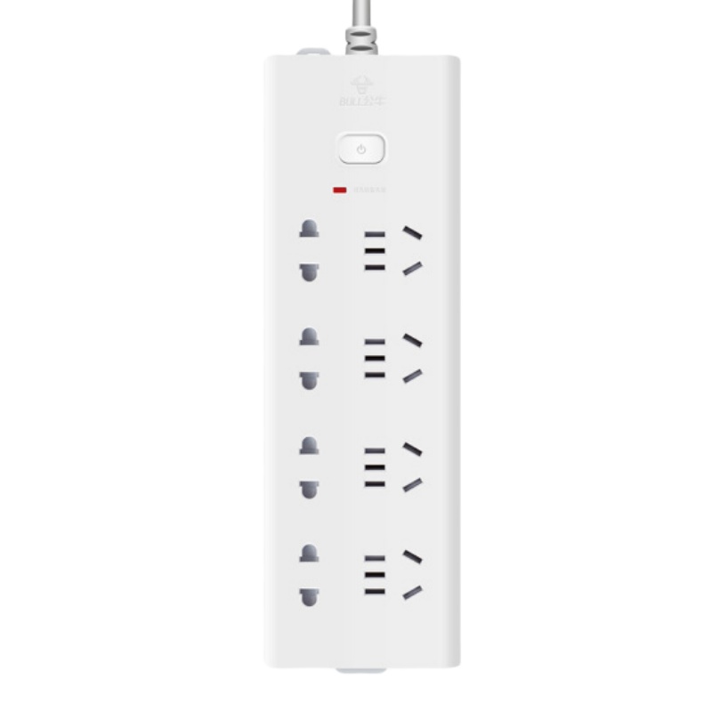 公牛(BULL)防雷插座/插线板/插排/排插/接线板/拖线板 8位总控全长3米 GN-H1440(单位:件)