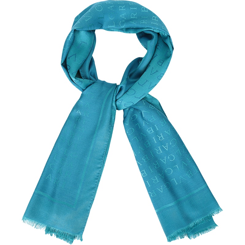 BVLGARI 宝格丽 女士 丝/羊毛披肩丝巾围巾 244483