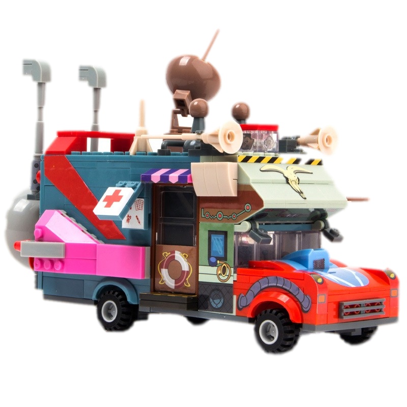 植物大战僵尸 时光穿梭机 潮昇动漫游戏 植物大战僵尸积木 6岁+儿童玩具 拼插积木玩具 PVZ-050501