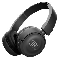 JBL T450BT 头戴式贴耳式无线蓝牙运动耳机 经典黑