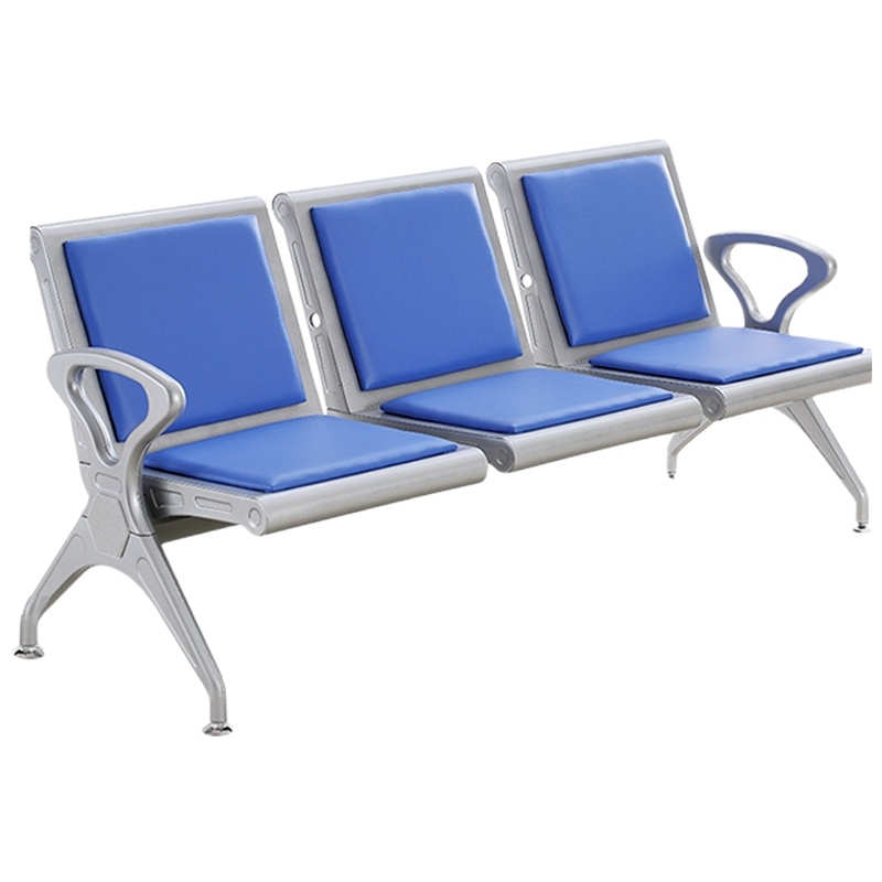 排椅三人联排休息连排机场公共椅子车站候车等候椅长椅 备注皮垫颜色