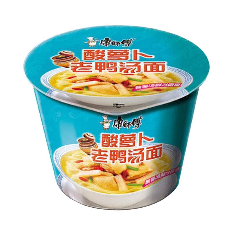 康师傅桶装方便面1*12桶(口味请备注)