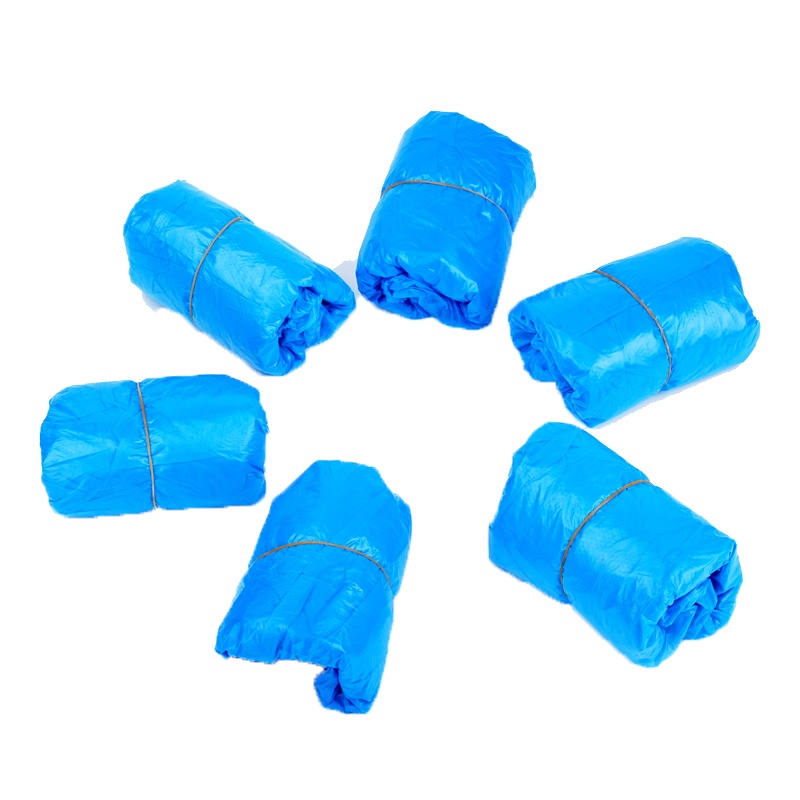 宜洁 一次性鞋套加厚室内防水家用防滑耐磨防尘机房学生透明塑料脚套膜100只*3包 Y-9776