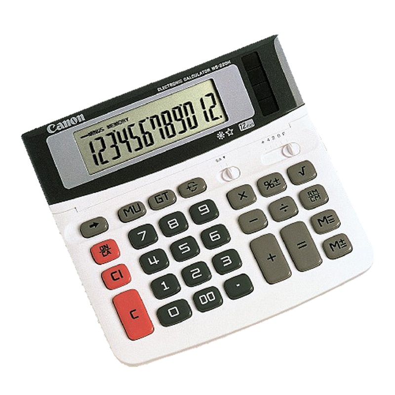 CANON佳能WS-220H财务办公台式计算器 可调节屏幕计算机
