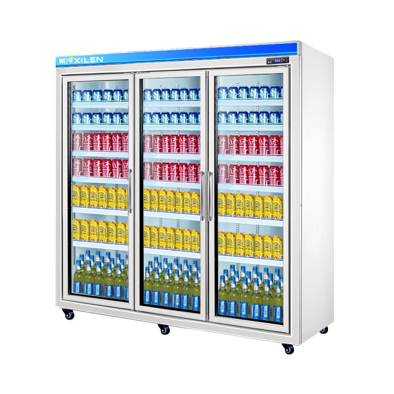 希冷（XILEN）展示柜冷藏饮料柜商用 保鲜柜啤酒柜 立式超市便利店冰箱冰柜冷柜分体机风冷 5门分体机