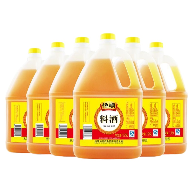 [中华特色]镇江馆 恒顺料酒1.75L*6桶整箱装 去腥增香料酒 调味烧菜增鲜烹饪料酒