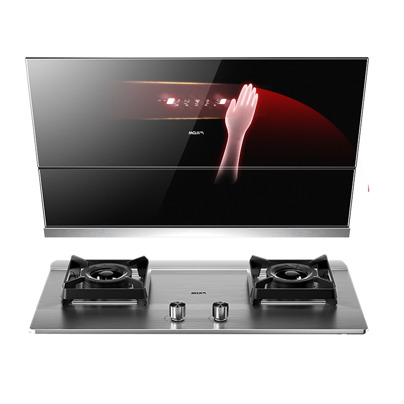 老板名气(MQ)烟灶套装2535A+G330A(天然气)21立方大吸力 手控智能 4.5KW大火力家用灶具