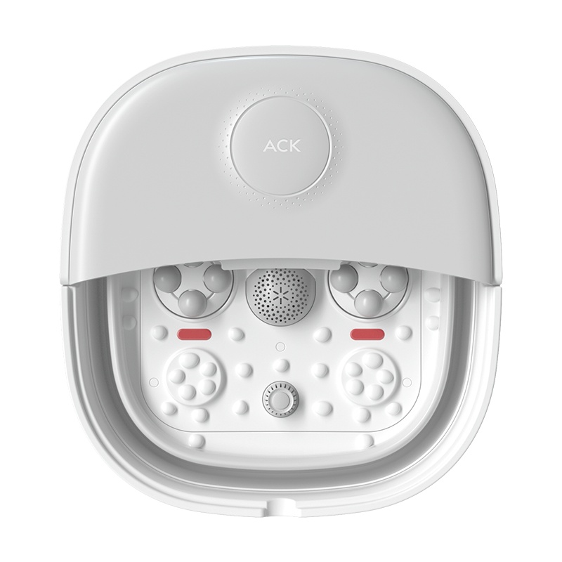 艾斯凯KH19z莫兰米电动款便携足浴盆自动按摩恒温加热洗脚盆可折叠电动泡脚桶家用吴昕同款