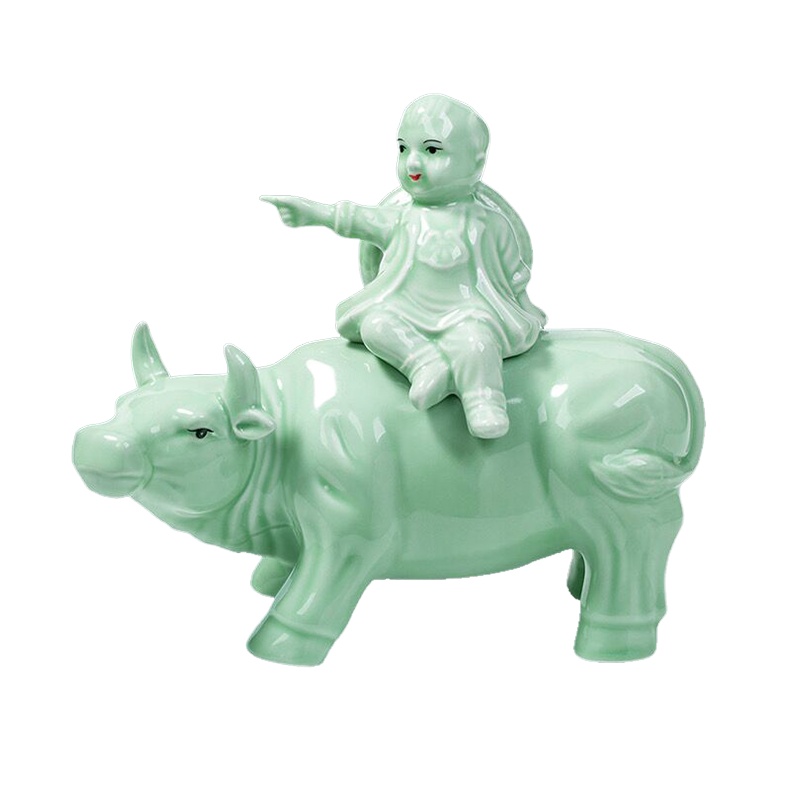 山西特产汾酒产地 牧童牛礼盒装清香型白酒53度高档送礼纯粮食原浆酒 青牛高粱酒