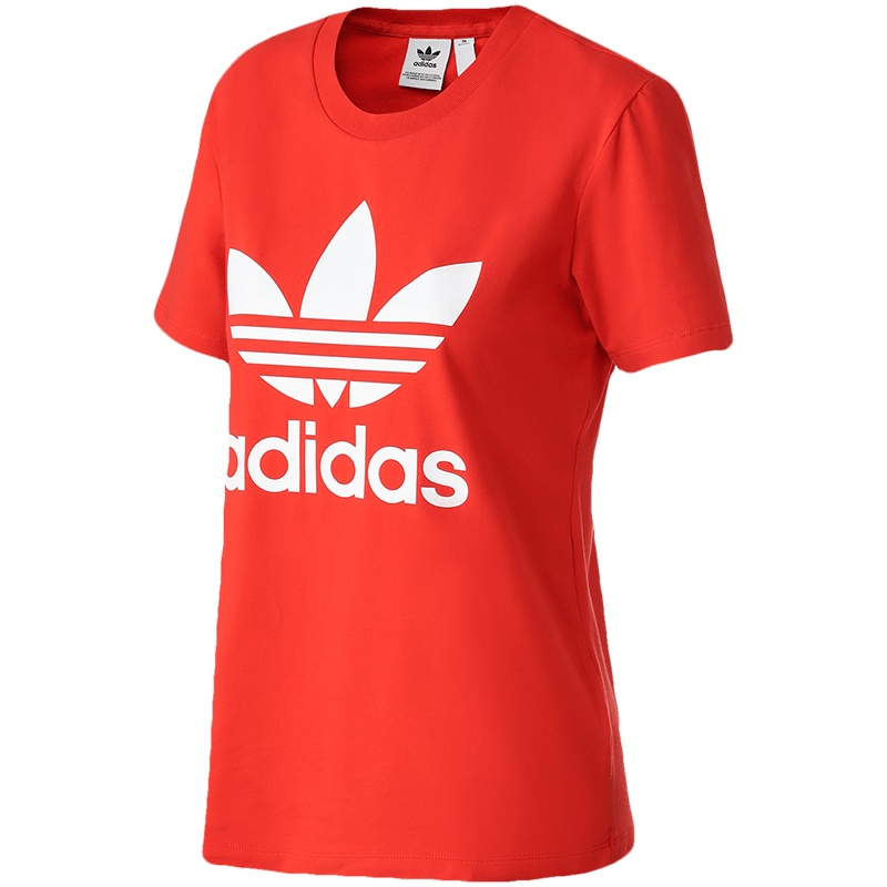 adidas阿迪达斯三叶草女装运动服休闲短袖T恤FM3302